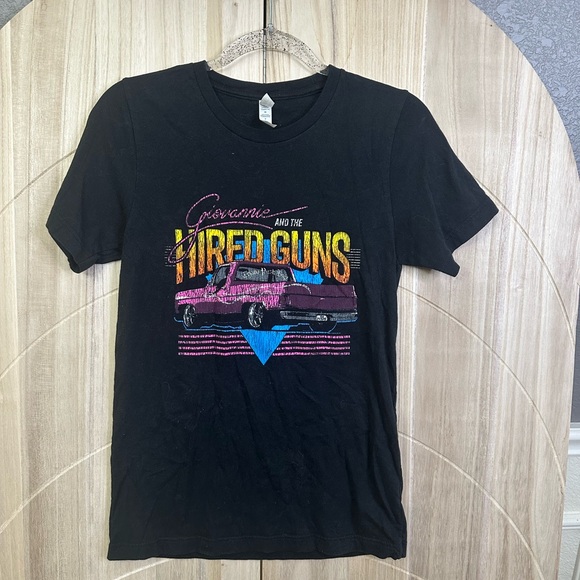 Bella Canvas Other - Giovannie & the Hired Guns band tee size‎ small